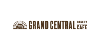 Grand Central Bakery Cafe logo with text and a circular emblem