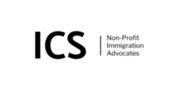 Logo for ICS, which stands for Non-Profit Immigration Advocates